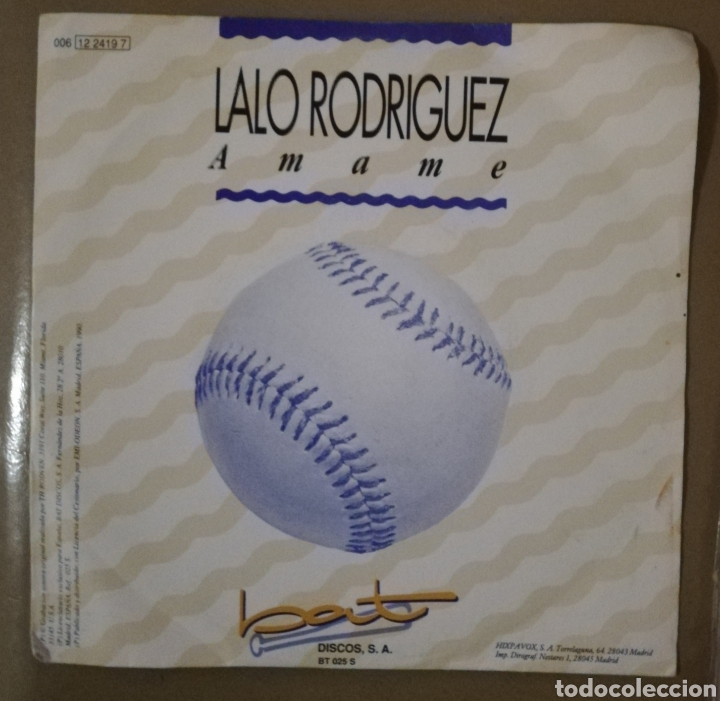 Discos de vinilo: Lalo Rodr&iacute;guez - &Aacute;mame - Foto 1