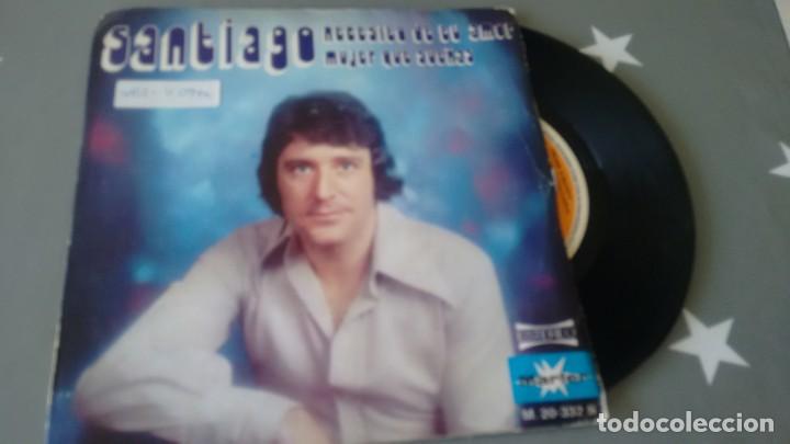 Discos de vinilo: SINGLE (VINILO) DE  SANTIAGO A&Ntilde;OS 70 - Foto 1