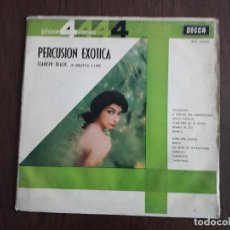 Discos de vinilo: DISCO VINILO LP PERCUSIÓN EXÓTICA STANLEY BLACK, SU ORQUESTA Y CORO. DECCA PFS 34008 AÑO 1963