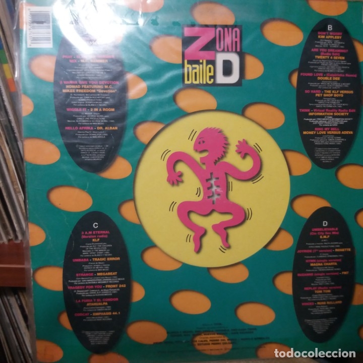 Discos de vinilo: ZONA DE BAILE - DOBLE LP - Foto 2