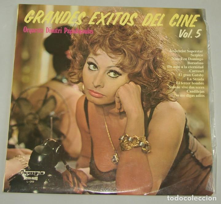 Discos de vinilo: GRANDES ÉXITOS DEL CINE - VOL. 5 - ORQUESTA DIMITRI PAPADOPOULOS - LP - VINILO - OLYMPO - 1976 - Foto 1 - 155479330
