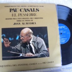 Discos de vinilo: PAU CASALS - EL PESSEBRE -DOBLE LP 1974 (CONTIENE LIBRETO). Lote 155502158
