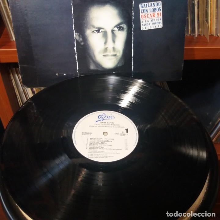 Discos de vinilo: DANCES WITH WOLVES - ORIGINAL MOTION PICTURE SOUNDTRACK - Foto 3