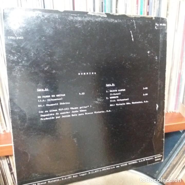 Discos de vinilo: BURNING - NO PARES DE GRITAR - Foto 2