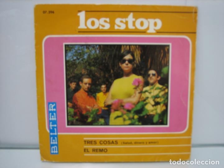 Discos de vinilo: Singles Los stop - Foto 1