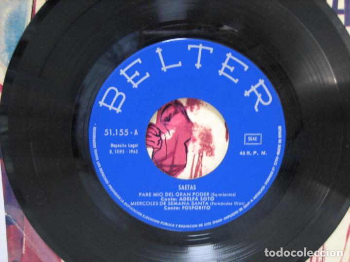 Discos de vinilo: Singles Saetas de semana Santa - Foto 2