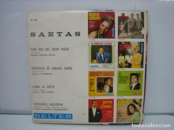 Discos de vinilo: Singles Saetas de semana Santa - Foto 4