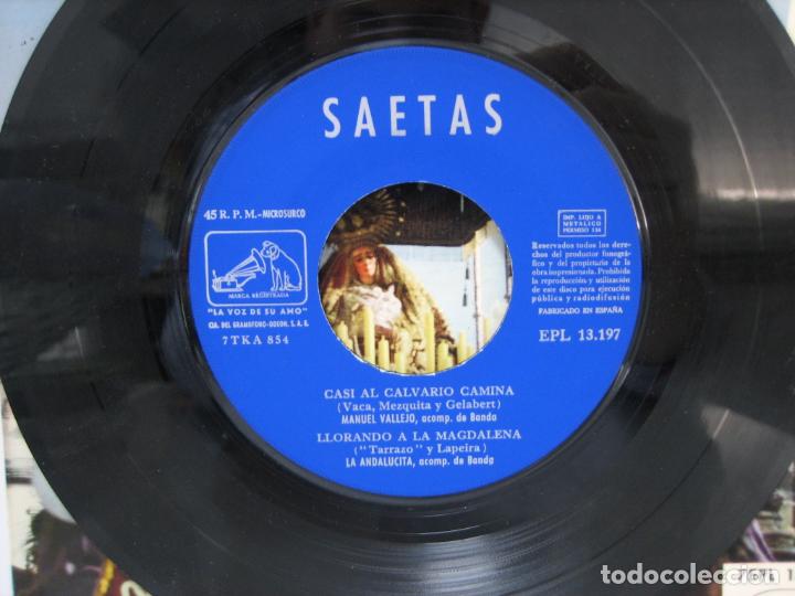 Discos de vinilo: Singles Saetas de Semana Santa Sevilla - Foto 3