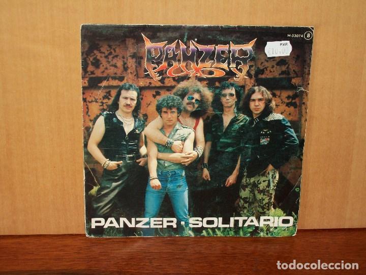 Discos de vinilo: PANZER  -    SOLITARIO  -  PANZER  -     SINGLE - Foto 1
