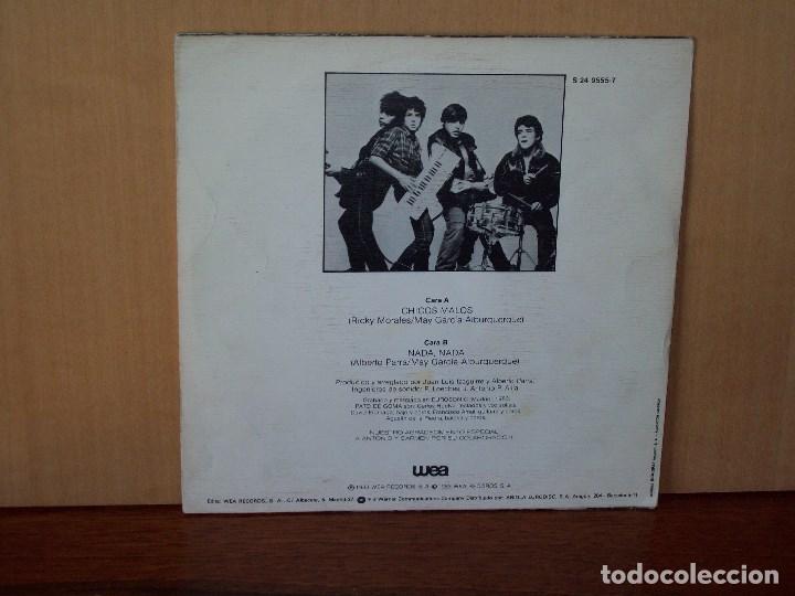 Discos de vinilo: PATO  DE  GOMA  -   CHICOS  MALOS  -  NADA, NADA  -   SINGLE - Foto 2