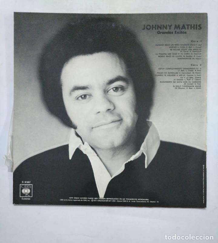 Discos de vinilo: JOHNNY MATHIS. - GRANDES EXITOS - LP. TDKLP10 - Foto 2