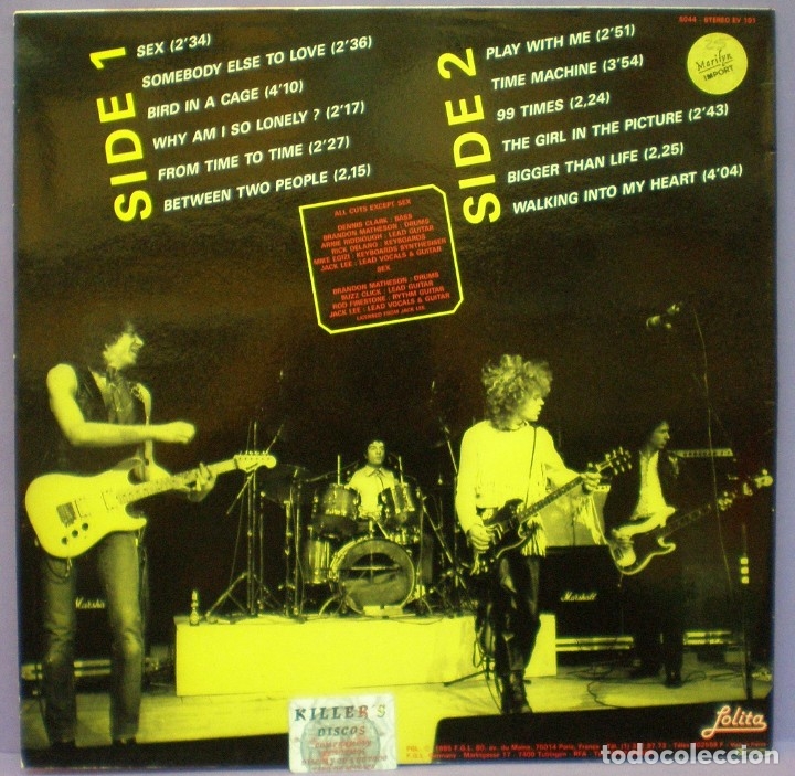 Discos de vinilo: Jack Lee - LP de 1985 - Foto 2
