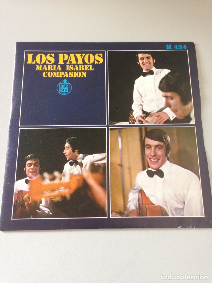 Discos de vinilo: SINGLE. LOS PAYOS. MARIA ISABEL. COMPASION. - Foto 1