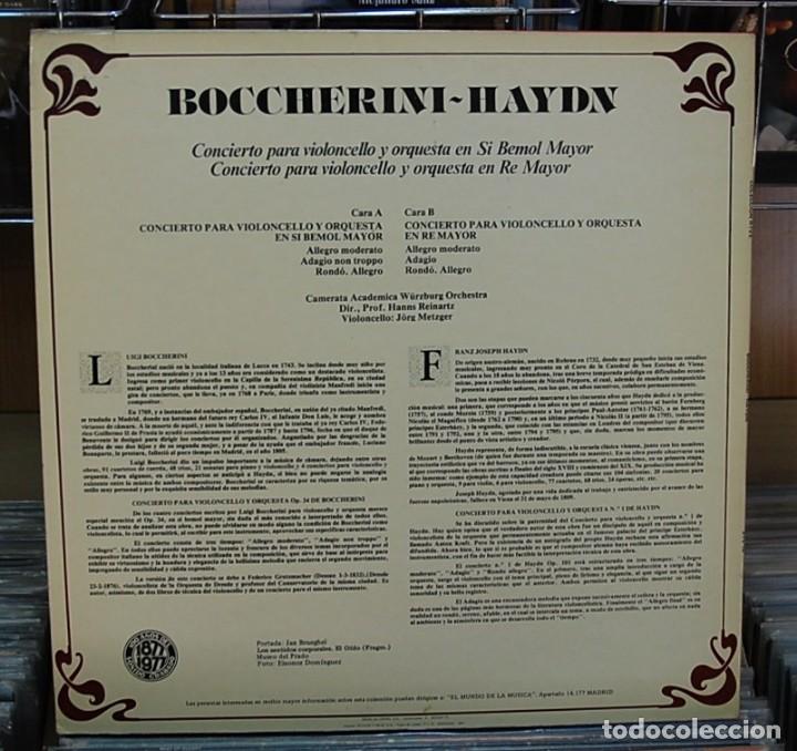 Discos de vinilo: LMV - Boccherini-Haydn. Conciertos. LP - Foto 2