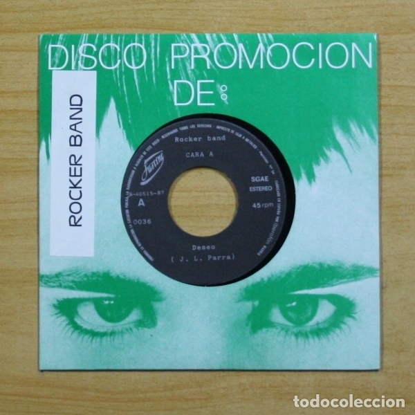 Discos de vinilo: ROCKER BAND - DESEO - SINGLE - Foto 1