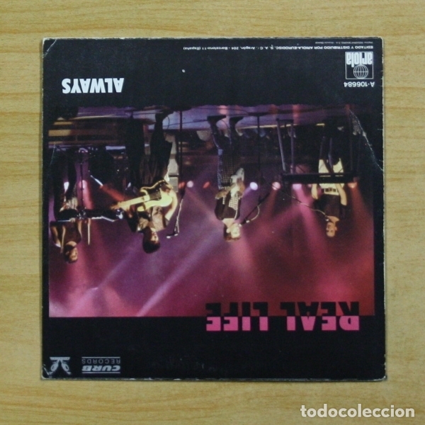 Discos de vinilo: REAL LIFE - CATCH ME I&acute;M FALLING - PROMO - SINGLE - Foto 2