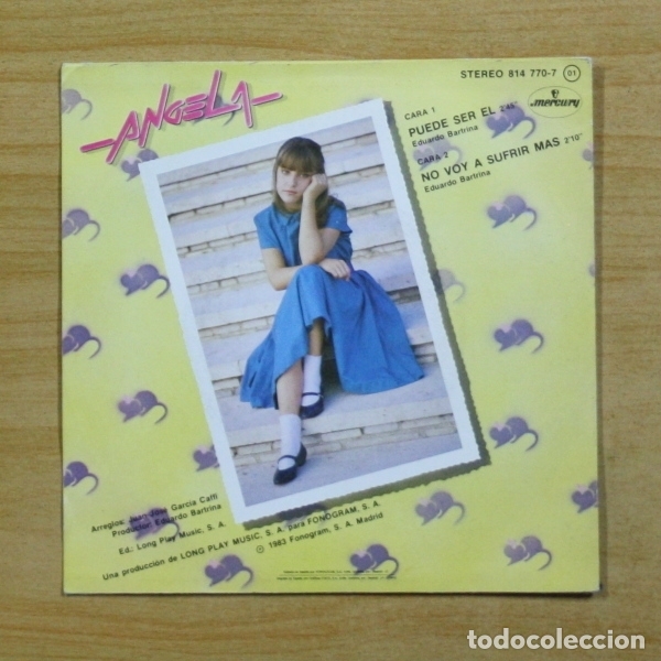 Discos de vinilo: ANGELA - PUEDER SER EL - PROMO - SINGLE - Foto 2