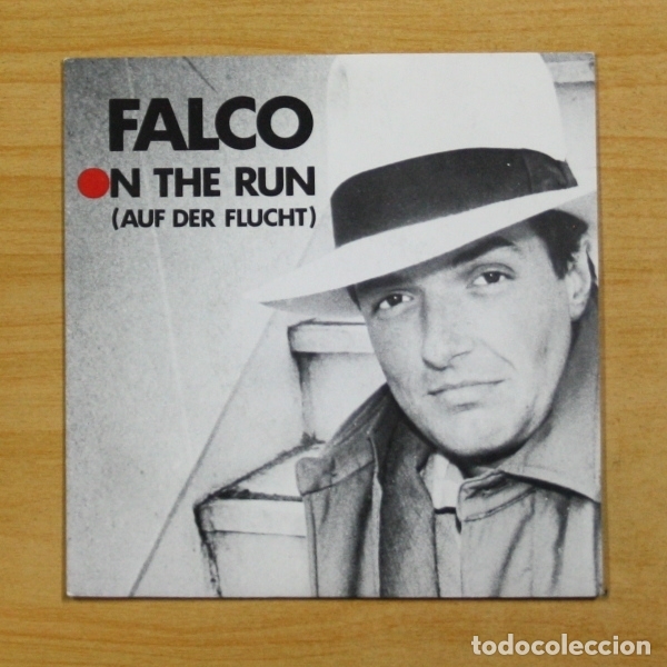 Discos de vinilo: FALCO - ON THE RUN - SINGLE - Foto 1