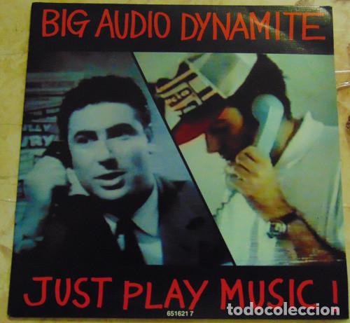 Discos de vinilo: Big Audio Dynamite &ndash; Just Play Music! - SINGLE PROMO - Foto 1