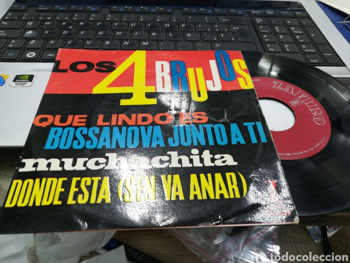 Discos de vinilo: Los 4 brujos ep bossanova junto a ti + 3 - Foto 1