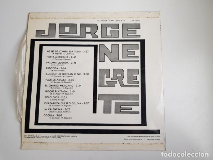Discos de vinilo: Jorge Negrete (VINILO) - Foto 2