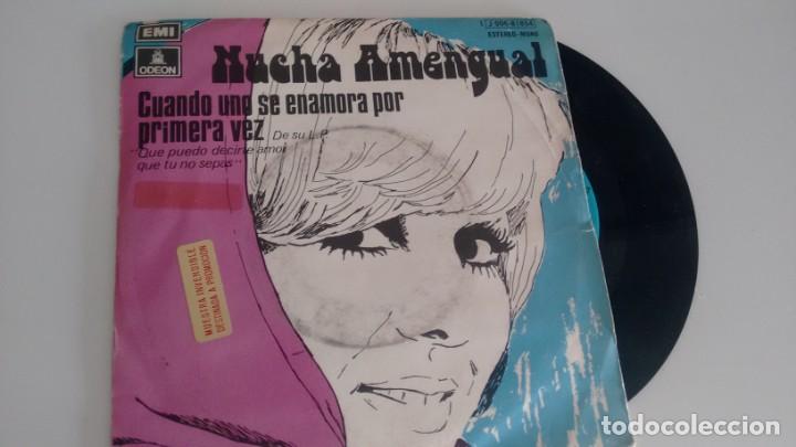 Disques de vinyle: SINGLE (VINILO) DE  NUCHA AMENGUAL A&Ntilde;OS 70