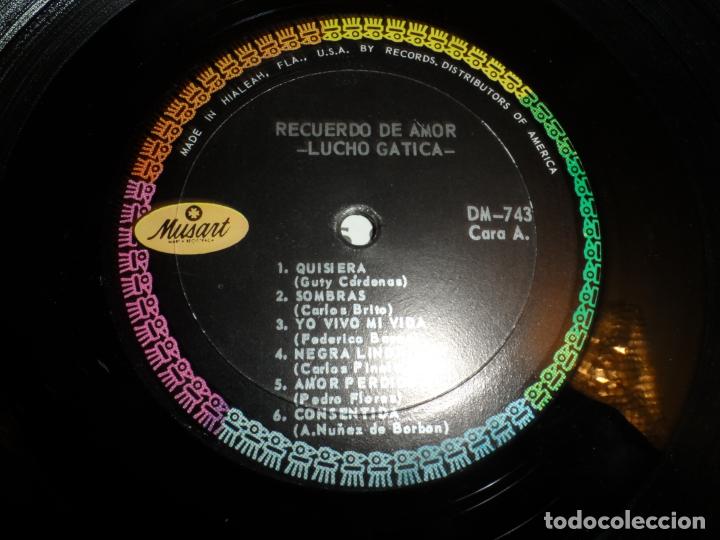 Discos de vinilo: LUCHO GATICA - RECUERDO DE AMOR - Foto 3