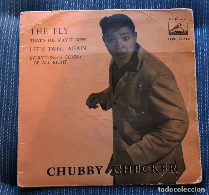 Discos de vinilo: FUNDA VACIA CHUBBY CHECKER - Foto 1