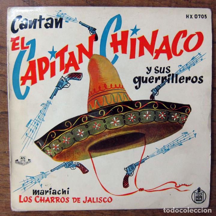 Disques de vinyle: CANTAN EL CAPIT&Aacute;N CHINACO Y SUS GUERRILLEROS - MARIACHI CHARROS DE JALISCO 1959- M&Eacute;XICO, RANCHERAS