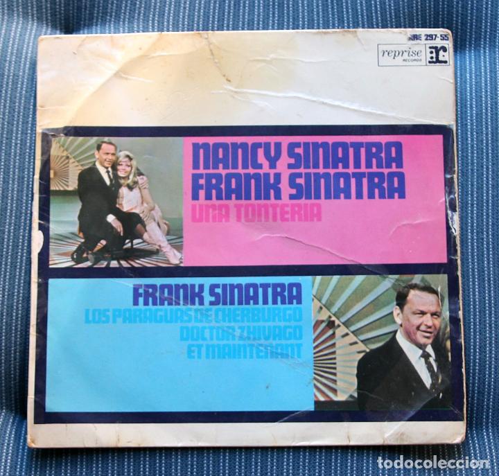 Discos de vinilo: FUNDA VACIA NANCY SINATRA Y FRANK SINATRA - Foto 1