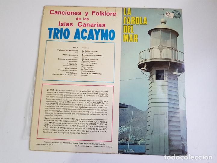 Discos de vinilo: Trio Acaymo - Canciones Y Folklore De Canarias (VINILO) - Foto 2