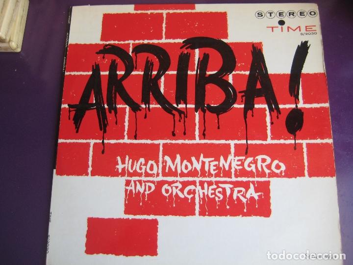Disques de vinyle: Hugo Montenegro And Orchestra LP TIME USA 1960 - Arriba! - LATIN - LOUNGE - EASY LISTENING