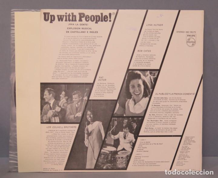 Discos de vinilo: LP. UP WITH PEOPLE. VIVA LA GENTE - Foto 2