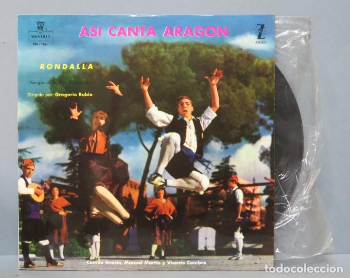 Discos de vinilo: LP. ASI CANTA ARAGON - Foto 1