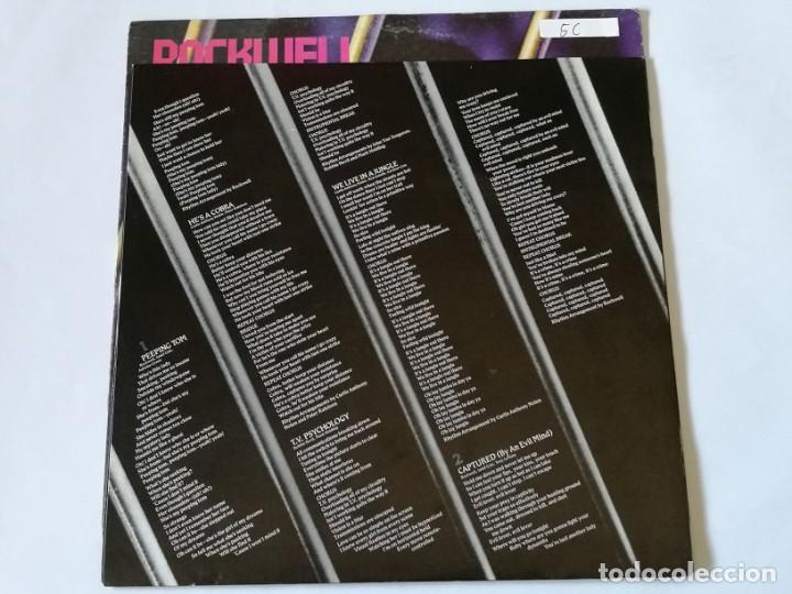 Discos de vinilo: Rockwell - Captured - 1985- LP - Foto 3