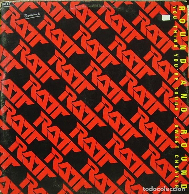 Discos de vinilo: RATT - ROUND AND ROUND MAXI SINGLE GERMANY 1984 - Foto 1