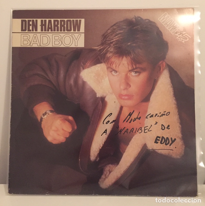 Discos de vinilo: DEN HARROW-BAD BOY-MAXI SINGLE 1985 - Foto 1