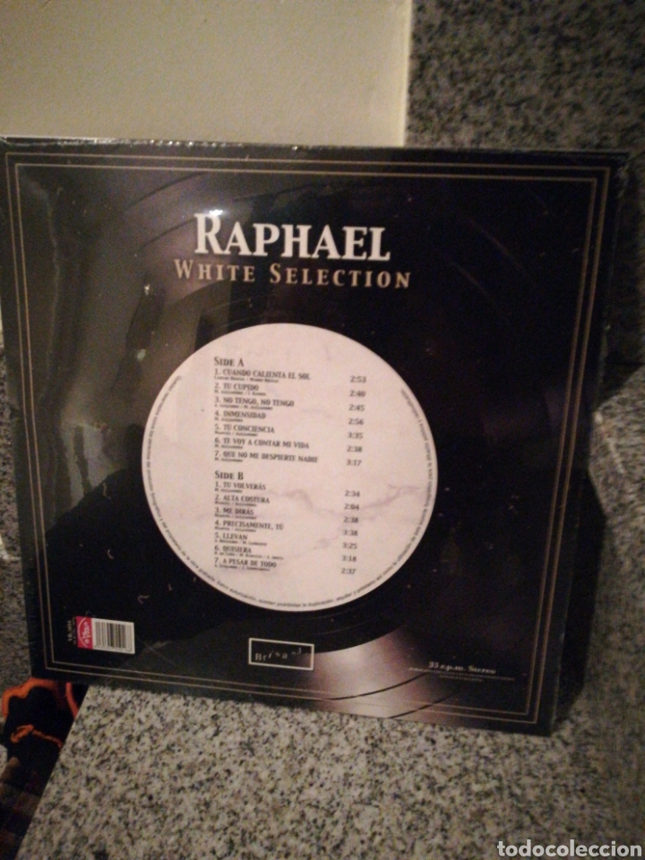 Discos de vinilo: Raphael lp white selection Espa&ntilde;a 2019 precintado - Foto 2