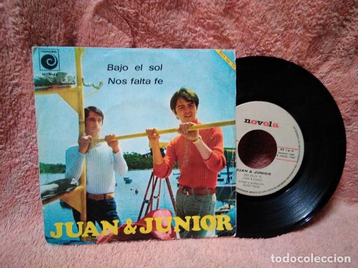 Discos de vinilo: Dos singles de Juan & Junior - Foto 3