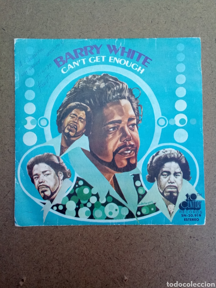 Discos de vinilo: Barry White Single Cant Get Enough - Foto 1