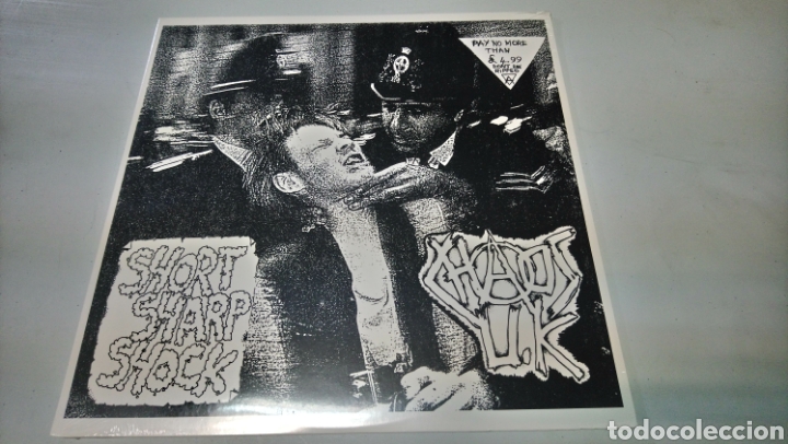 Discos de vinilo: Chaos u. K Short Sharp Shock - LP vinilo nuevo precintado - Foto 1