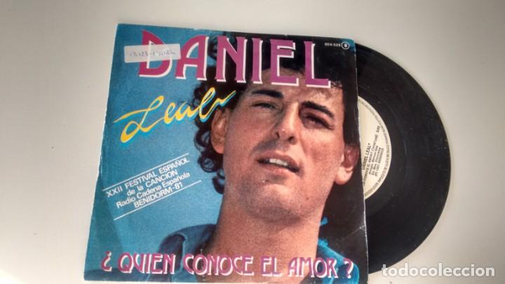 Discos de vinilo: SINGLE (VINILO) DE DANIEL LEAL A&Ntilde;OS 80 - Foto 1