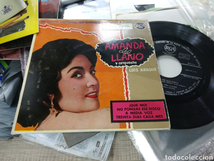 Disques de vinyle: Amanda del llano ep &iexcl;que no! + 3