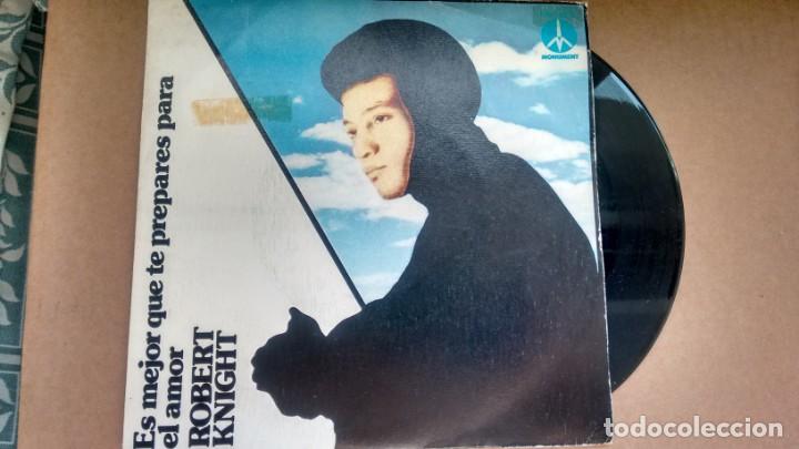 Disques de vinyle: SINGLE (VINILO) DE ROBERT KNIGHT A&Ntilde;OS 70
