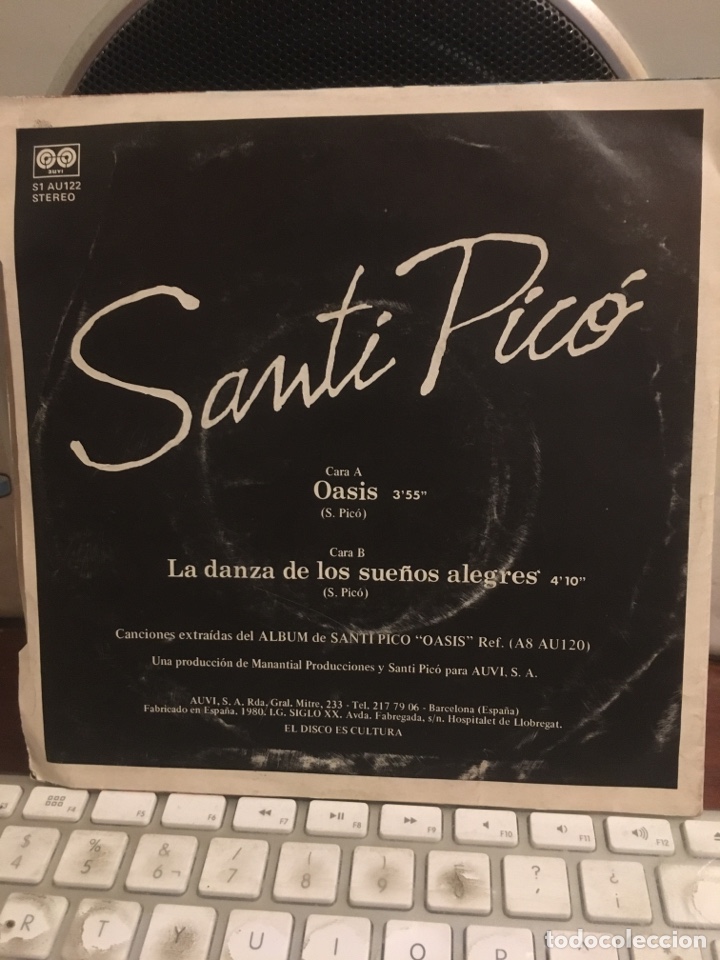 Discos de vinilo: SANTI PICO-OASIS-1980-VINILO NUEVO - Foto 3