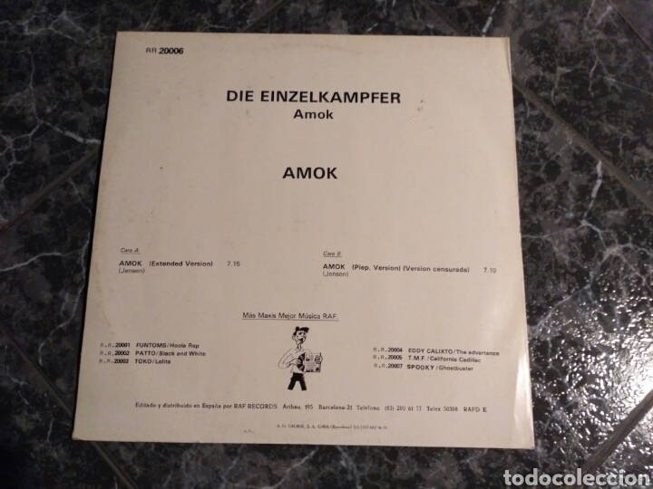 Discos de vinilo: Die Einzelk&auml;mpfer - Amok - Foto 2