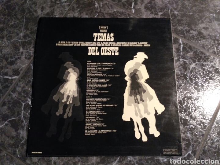 Discos de vinilo: Temas Del Oeste (Decca) (LP, Comp) - Foto 2