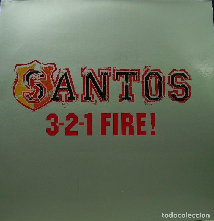 Discos de vinilo: SANTOS - 3-2-1 FIRE MAXI SINGLE SPAIN 2001 - Foto 1