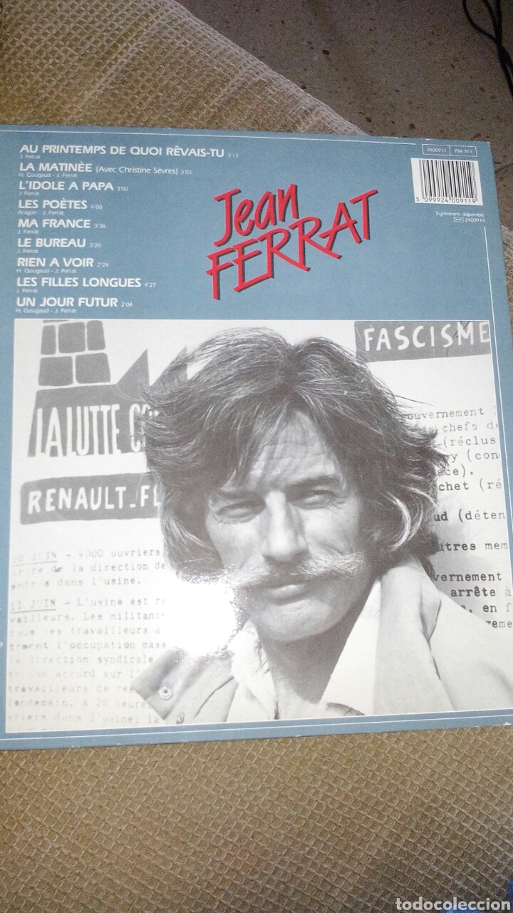 Discos de vinilo: LP Jean Ferrat - Foto 2