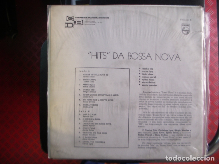Discos de vinilo: HITS DA BOSSA NOVA- LP 1962 - Foto 2